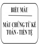 Mẫu chứng từ kế toán - Tiền tệ