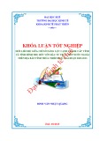 Khóa luận tốt nghiệp: Mối liên hệ giữa chỉ số năng lực cạnh tranh cấp tỉnh và tình hình thu hút vốn đầu tư trực tiếp nước ngoài trên địa bàn tỉnh Thừa Thiên Huế giai đoạn 2005-2013