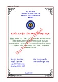 Khóa luận tốt nghiệp: Đánh giá công tác kiểm soát nội bộ trong hoạt động cho vay đối với khách hàng là hộ gia đình và cá nhân  tại Ngân hàng Nông nghiệp và Phát triển nông thôn Việt Nam chi nhánh tỉnh Quảng Trị