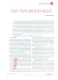 Thực trạng bài toán nợ xấu