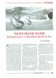 Ngân hàng xanh - Kinh nghiệm quốc tế và những khuyến nghị cho Việt Nam