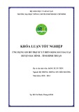 Khóa luận tốt nghiệp Hệ thống thông tin môi trường: Ứng dụng GIS hỗ trợ xử lý biến động đất đai tại huyện Bắc Bình – tỉnh Bình Thuận