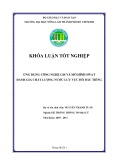 Khóa luận tốt nghiệp Hệ thống thông tin địa lý: Ứng dụng công nghệ GIS và mô hình SWAT đánh giá chất lượng nước lưu vực hồ Dầu Tiếng