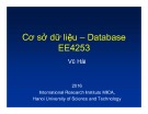 Bài giảng Cơ sở dữ liệu – Database EE4253: Chương 2 - Các mô hình dữ liệu