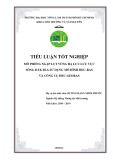 Tiểu luận tốt nghiệp Hệ thống thông tin môi trường: Mô phỏng ngập lụt vùng hạ lưu lưu vực sông Đắk Bla sử dụng mô hình Hec-Ras và công cụ HEC-GeoRAS