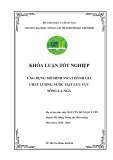 Khóa luận tốt nghiệp Hệ thống thông tin môi trường: Ứng dụng mô hình SWAT đánh giá chất lượng nước mặt lưu vực sông La Ngà