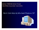 Bài giảng Tin học căn bản & văn phòng: Chương 4 - Giới thiệu hệ điều hành Windows XP