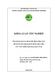 Khóa luận tốt nghiệp Hệ thống thông tin địa lý: Ứng dụng GIS và SWAT hỗ trợ công tác đề xuất quy hoạch sử dụng đất cho lưu vực sông Đak Bla, Kon Tum