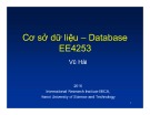 Bài giảng Cơ sở dữ liệu – Database EE4253: Chương 4 - SQL nâng cao