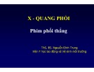 Bài giảng X-Quang phổi - Phim phổi thẳng