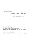 Bài tập Toán cao cấp A1 - ThS. Trần Bảo Ngọc
