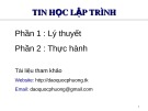 Bài giảng Tin học lập trình