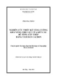 Tóm tắt luận văn Thạc sĩ Kỹ thuật: Nghiên cứu thiết kế tăng cường khả năng chịu lực của kết cấu bê tông cốt thép bằng tấm dán cacbon