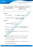 Đề thi học sinh giỏi môn Toán lớp 10 năm 2015-2016 - Trường THPT Hải An