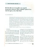 Xã hội dân sự và quyền con người trong kinh doanh: Kinh nghiệm quốc tế và một số gợi ý cho Việt Nam