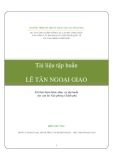 Tài liệu tập huấn Lễ tân ngoại giao (Tài liệu tham khảo phục vụ tập huấn cho cán bộ Văn phòng Chính phủ)