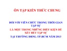 Bài giảng Ôn tập kiến thức chung đối với viên chức trong thời gian tập sự