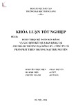 Khóa luận tốt nghiệp: Hoàn thiện kế toán bán hàng và xác định kết quả bán hàng tại Chi nhánh Thương mại Đông Hỷ - Công ty Cổ phần Phát triển Thương mại Thái Nguyên