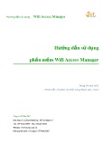 Hướng dẫn sử dụng phần mềm Wifi Access Manager