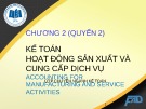 Bài giảng Kế toán tài chính II: Chương 2 - ĐH Kinh tế TP.HCM