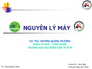 Bài giảng Nguyên lý máy: Chương 9 (Phần 1) - ThS. Trương Quang Trường