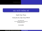 Bài giảng Xác suất thống kê: Các công thức tính xác suất - Nguyễn Ngọc Phụng