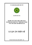 Luận án Tiến sĩ: Nghiên cứu hoàn thiện chính sách khuyến ngư nhằm phát triển nuôi trồng thủy sản vùng ven biển Bắc Bộ