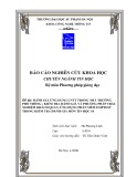 Báo cáo nghiên cứu khoa học: Đánh giá ứng dụng CNTT trong nhà trường phổ thông; Kiểm tra đánh giá và phương pháp trắc nghiệm khách quan, ứng dụng phần mềm Emptest trong kiểm tra đánh giá môn Tin học 10