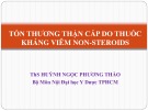 Bài giảng Tổn thương thận cấp do thuốc kháng viêm Non-Steroids