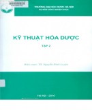  kỹ thuật hóa dược (tập 2): phần 2