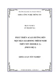 Khóa luận tốt nghiệp: Phát triển ACeLS hướng đến một hệ Elearning thích nghi trên nền Moodle 2.x (Phân hệ 1)