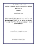 Luận văn tốt nghiệp đại học: Tính toán sự phụ thuộc của tốc độ ion hóa của ion phân tử H2+ dưới tác dụng của điện trường tĩnh vào khoảng cách liên phân tử