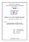 Khóa luận tốt nghiệp đại học: Xây dựng một số chủ đề tích hợp chương trình Vật lý lớp 10 và 11 THPT