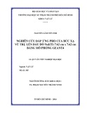 Luận văn tốt nghiệp đại học: Nghiên cứu đáp ứng phổ của bức xạ vũ trụ lên đầu dò NaI(TL) 7.62 cm x 7.62 cm bằng mô phỏng GEANT4