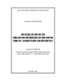 Luận án Tiến sĩ: Bảo vệ độc lập dân tộc của Cộng hòa dân chủ nhân dân Lào trên lĩnh vực chính trị an ninh từ năm 1986 đến năm 2012