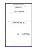 Khóa luận tốt nghiệp: Sử dụng thí nghiệm liên hệ đời sống trong dạy học hóa học bằng tiếng Anh (chương trình THPT quốc tế IGCSE)