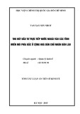 Tóm tắt Luận án Tiến sĩ Kinh tế: Thu hút đầu tư trực tiếp nước ngoài vào các tỉnh miền núi phía Bắc ở Cộng hòa dân chủ nhân dân Lào