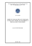 Luận án Tiến sỹ Hóa học: Nghiên cứu sàng lọc, phân lập và nhận dạng các hoạt chất axit béo, axit arachidonic và prostaglandin từ rong đỏ biển