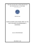 Luận án Tiến sĩ Sinh học: Nguồn lợi sinh vật đáy trong thủy vực nửa kín ở vùng biển ven bờ Bình Định và Khánh Hòa