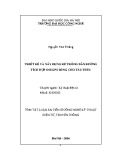 Tóm tắt Luận án Tiến sĩ Công nghệ kỹ thuật điện tử, truyền thông: Thiết kế và xây dựng hệ thống dẫn đường tích hợp INS/GPS dùng cho tàu thủy