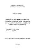 Tóm tắt Luận án Tiến sĩ ngành Công nghệ điện tử - viễn thông: Đánh giá các tham số chất lượng của hệ tìm phương kết hợp các thuật toán DOA với các dàn anten có cấu trúc đặc biệt trong môi trường có tỷ số SNR thấp