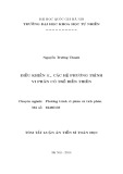Tóm tắt Luận án Tiến sĩ Toán học: Điều khiển H∞ các hệ phương trình vi phân có trễ biến thiên