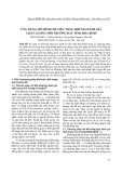 Ứng dụng mô hình chỉ tiêu tổng hợp GIS đánh giá chất lượng môi trường đất tỉnh Hòa Bình