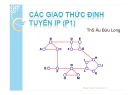 Bài giảng Mạng máy tính nâng cao - Chương 7: Các giao thức định tuyến IP (P1)