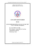 Sáng kiến kinh nghiệm: Kinh nghiệm bồi dưỡng năng lực tự học môn Vật lý cho học sinh khối 9