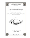 Sáng kiến kinh nghiệm: Hướng dẫn học sinh khá, giỏi sáng tạo các bài toán mới từ bài toán gốc