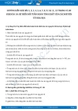 Giải bài tập Sự biến đổi tuần hoàn tính chất của các nguyên tố hóa học SGK Hóa 10