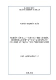 Luận án Tiến sĩ Vật lý: Nghiên cứu các tính chất phi cổ điển, dò tìm đan rối và viễn tải lượng tử của một số trạng thái phi cổ điển mới