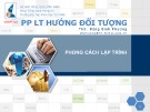 Bài giảng Phong cách lập trình -  ThS. Đặng Bình Phương