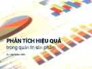 Bài giảng Quản trị sản phẩm: Chương 8 - Trần Nhật Minh